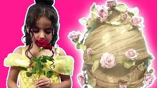 GIANT GOLDEN SURPRISE EGG OPENING  Belle Unboxes Toys  Lego and MORE  Princesses In Real Life [upl. by Rutger]