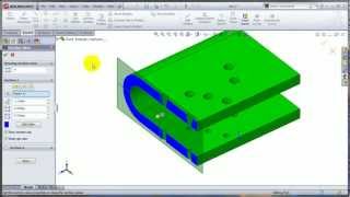 SolidWorks  Emulate the Hole Series at Part Level Using the Sketch Driven Pattern [upl. by Dame]