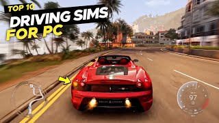 TOP 10 Best Driving Simulator Games for PC to Play in 2024NEW [upl. by Swain]