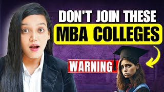 Watch this before joining MBA Colleges 👉🏻 How to choose right MBA Colleges through CAT 2024 ✅ [upl. by Marou552]