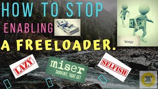 How to Stop Enabling A Freeloader Freeloader Enabler mooching freeloadingfriends entitled [upl. by Navetse]