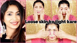 Do this Facial Massage for 5 Mins and look 10 years youngerFor Skin Tightening amp Brightening Rabia [upl. by Afira358]