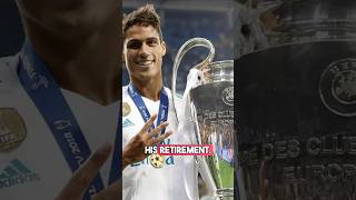 Raphaël Varane has just retired 😳🚨 shorts football soccer varane retirement sports [upl. by Fishback]