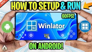 🔥 WINLATOR ANDROID V8R1  SETUPSETTINGSGTA V GAMEPLAY TEST  NEW WINDOWS EMULATOR UPDATE [upl. by Esital]