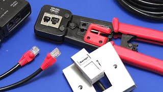 Wiring Ethernet Extensions How to Fit Sockets amp Make Patch Leads [upl. by Eirolav]