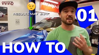 FIRST TIMERS GUIDE TO VINYL WRAPPING A CAR  Tips amp Tricks PART 1 [upl. by Gawen]