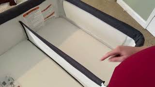 Review of the Ihoming Double Bassinet For 2 Babies Twin Infant CoSleeper Bedside Crib [upl. by Cash]