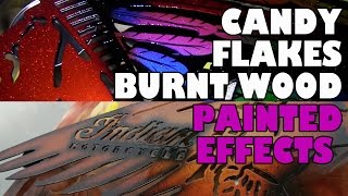 Candy Flakes Burnt Wood Painted effects [upl. by Aes6]