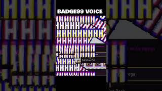 Badge99 Voice VS Freefire Voice Notes freefire badge99 shortsfeed trending short shortvideo [upl. by Hervey]