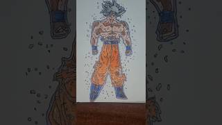 Mastered Ultra Instinct GokuAKA Kakarotgokudragonballdragonballsuperanimeartistsketchshorts [upl. by Anuahs]