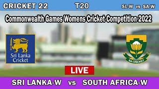 South Africa Women vs Sri Lanka Women T20 Live  SAW VS SLW CWG [upl. by Rogergcam111]