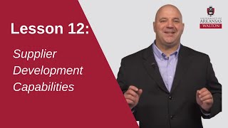 Supplier Development Capabilities  SCMT 4653 [upl. by David]