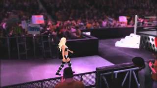 WWE 12 maryse entrance [upl. by Oijimer]