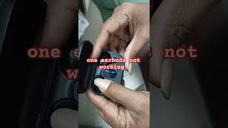 1 side earbuds not working how to solve earbuds charging earbuds charging problemviralvideo [upl. by Naujed]