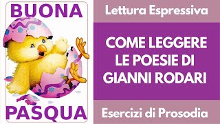 Corso di Dizione Online Lettura Espressiva  Le Poesie di Gianni Rodari per Augurare Buona Pasqua [upl. by Aicissej]