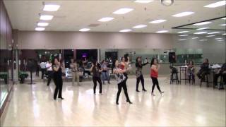 Wobble Beginner Line Dance Demo by Vogue Dance Club [upl. by Aurelia]