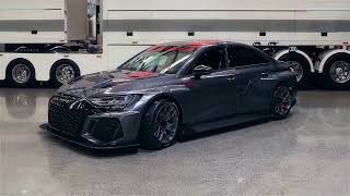 Brandnew Audi RS 3 LMS TCR lands down under [upl. by Yelsnik926]