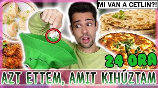 24 ÓRÁIG AZT ETTEM AMIT KIHÚZTAM 😱🍕 [upl. by Ennairac]