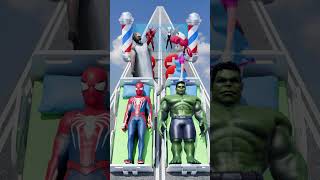 GTA V New Heal Run Spiderman vs Hulk Funny Challenge gta [upl. by Eatnuahc]