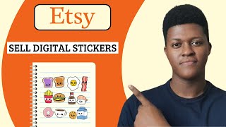 How To Sell Digital Stickers on Etsy using Canva [upl. by Eleen]