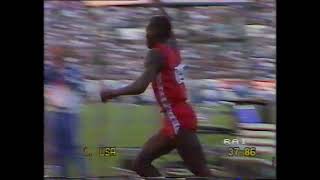 1983 Pietro Mennea  Mondiali Helsinki Finale 4x100 [upl. by Buchanan]