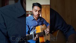 Bonde Maya Lagaise  Guiter easy chords amp lesson banglaguitar bondemayalagaise shahabdulkarim [upl. by Betta907]