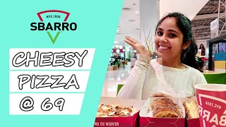 Trying Sbarros ₹69 Pizza  Cheesy Garlic Bread  Stromboli [upl. by Larred]