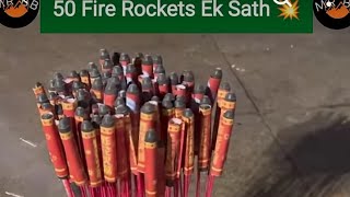 100 Firecracker Rocketsfireworks mrboomba shorts Ak4700fire rocket video10 Most Impressive [upl. by Anauqed]