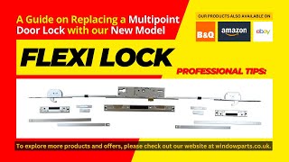 Replacing Multipoint Door Locks Using the New Flexi Lock  No Cutting Just Stretch amp Fix [upl. by Venezia]