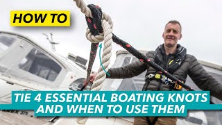 How to tie 4 essential boating knots and when to use them  Motor Boat amp Yachting [upl. by Redan488]