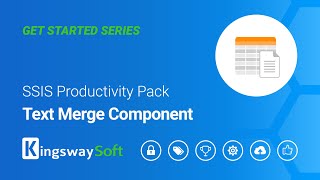 The Text Merge Component in the SSIS Productivity Pack  Get Started [upl. by Liliane]