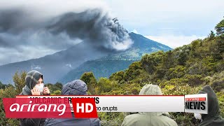 Costa Ricas Turrialba Volcano erupts [upl. by Nodroj]