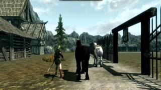 Skyrim Zelda Mods Land of Hyrule Gameplay [upl. by Ellehcyt]