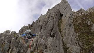 Cneifion Arete Glyders Snowdonia N Wales [upl. by Paza]