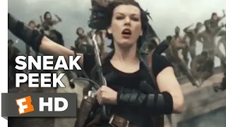 Resident Evil The Final Chapter Official Sneak Peek 1 2017  Milla Jovovich Movie [upl. by Neerhtak]