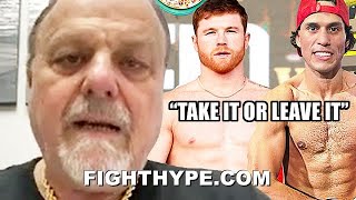 BENAVIDEZ PROMOTER LEWKOWICZ TELLS ALL ON CANELO’S BIGGEST “TAKE IT OR LEAVE IT” OFFER FOR SHOWDOWN [upl. by Tadich]