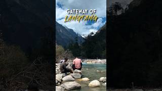 Gateway of langtang shorts travel hikking shortsfeed [upl. by Lara]