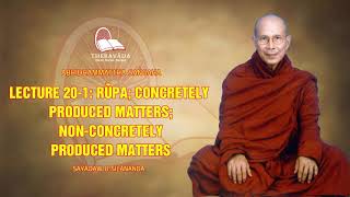 41 Lecture 201 Rūpa Concretely Produced Matters NonConcretely Produced Matters [upl. by Yatnuahs]