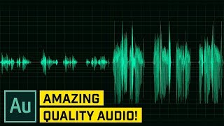 Make Your Audio and Voice Sound Better – Audition CC Tutorial [upl. by Irmgard406]