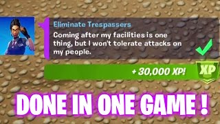 Eliminate Trespassers Fortnite [upl. by Opaline837]