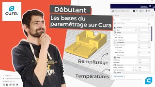 Paramétrage IMPRESSION 3D sur CURA Ultimaker slicer TUTORIEL français  Tuto débutant [upl. by Milissa261]