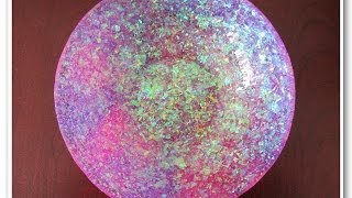 DIY Glam Resin Glitter Bowl How To Craft Klatch [upl. by Baten718]