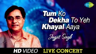 Tum Itna Jo Muskura Rahe Ho  Jagjit Singh  Live Concert Video [upl. by Drofiar625]