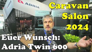 Zweimal Besonders Adria Twin Edition 600 SPB und Twin Sports 640 SGX  Caravan Salon 2024 [upl. by Afas139]