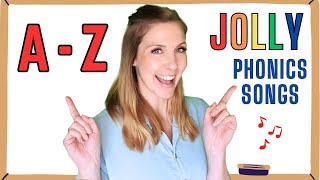 A  Z Phonics Letter Sound Songs  Alphabet Letter Sound Songs  Jolly Phonics Song With Lyrics [upl. by Htebasyle]