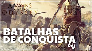 Assassins Creed Odyssey  Batalhas de Conquista  Como funciona [upl. by Eelam]