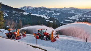 Winterdienst mit Kubota und Kahlbacher ☃️🌨 shorts [upl. by Esorrebma2]