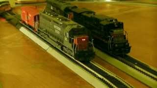 HD Athearn Genesis SDP45 with sound and Caboose  HO scale [upl. by Areip498]