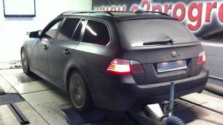 Test dyno reprogrammation moteur BMW 535d 272341ch calculateur réglé sans fap stage 2 [upl. by Sumner]