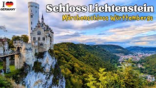 SCHLOSS LICHTENSTEIN  Märchenschloss Württembergs  Top Reiseziel in Deutschland [upl. by Dorelle]